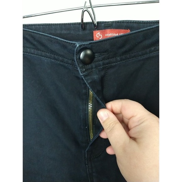 Db Established Dark Blue Denim Zip Button Jeans Size 24Short - Picture 7 of 13